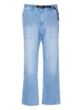 Gramicci elastic-waist patch-pocket jeans - Blue