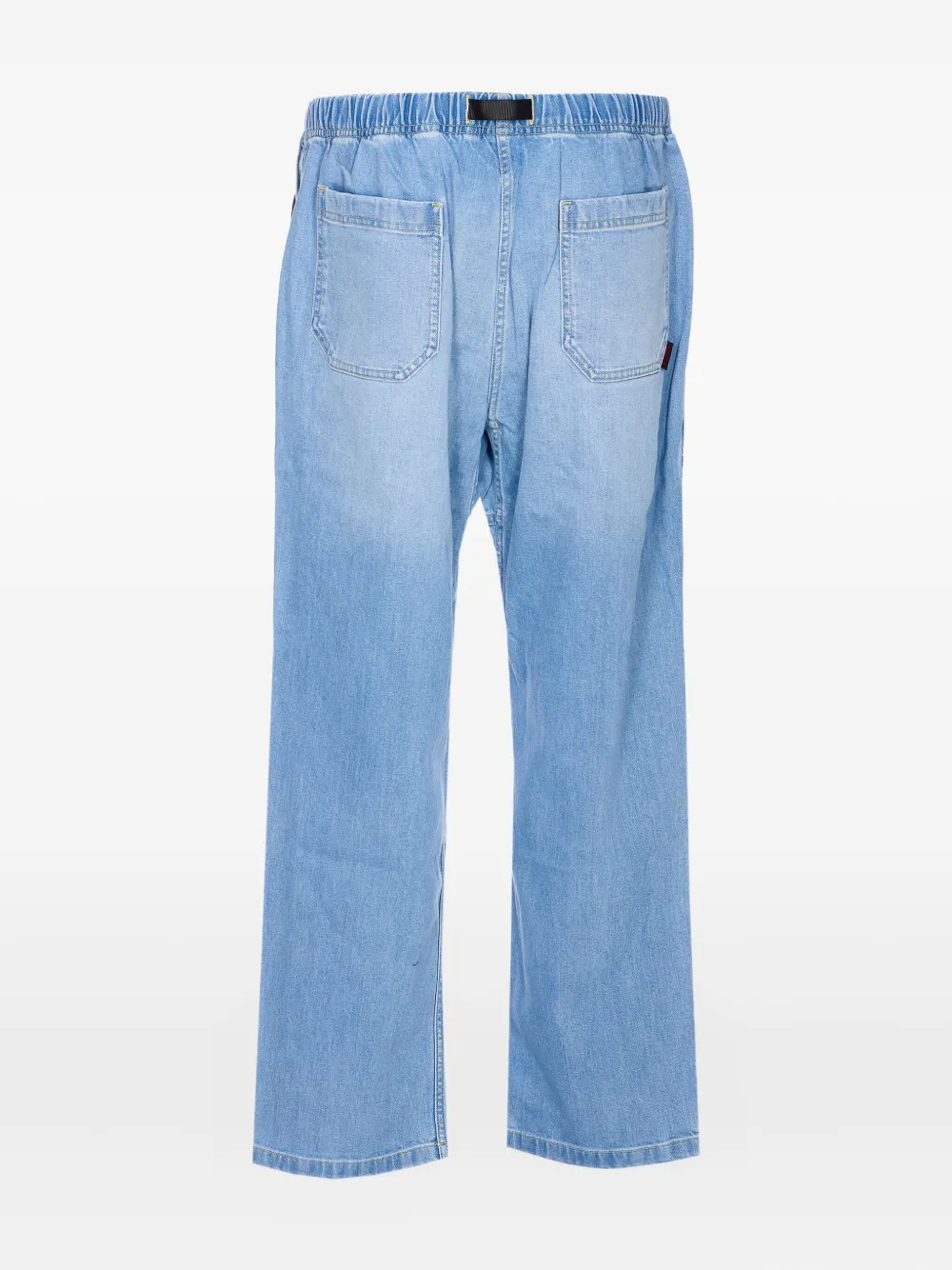 Gramicci elastic-waist patch-pocket jeans - Blauw