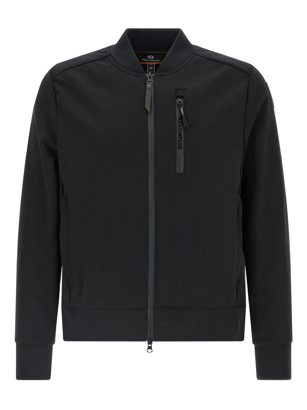 Parajumpers McKay sweater met logopatch en rits Zwart