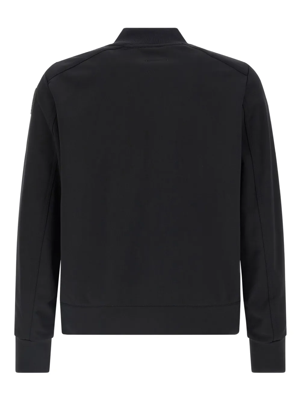 Parajumpers Mckay zip-front logo-patch sweatshirt - Zwart