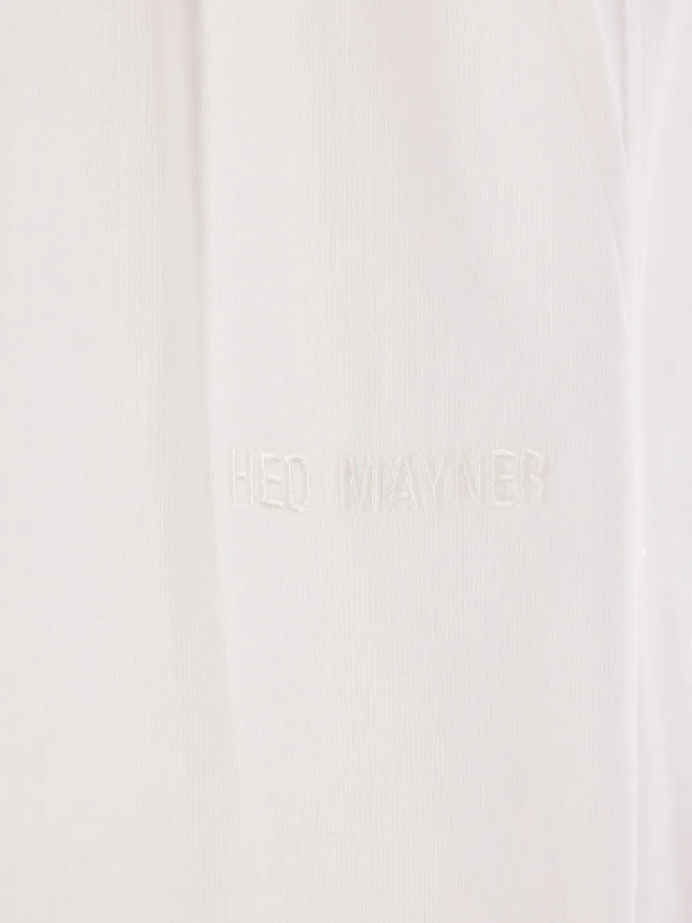Hed Mayner Plooibroek met elastische manchetten Wit