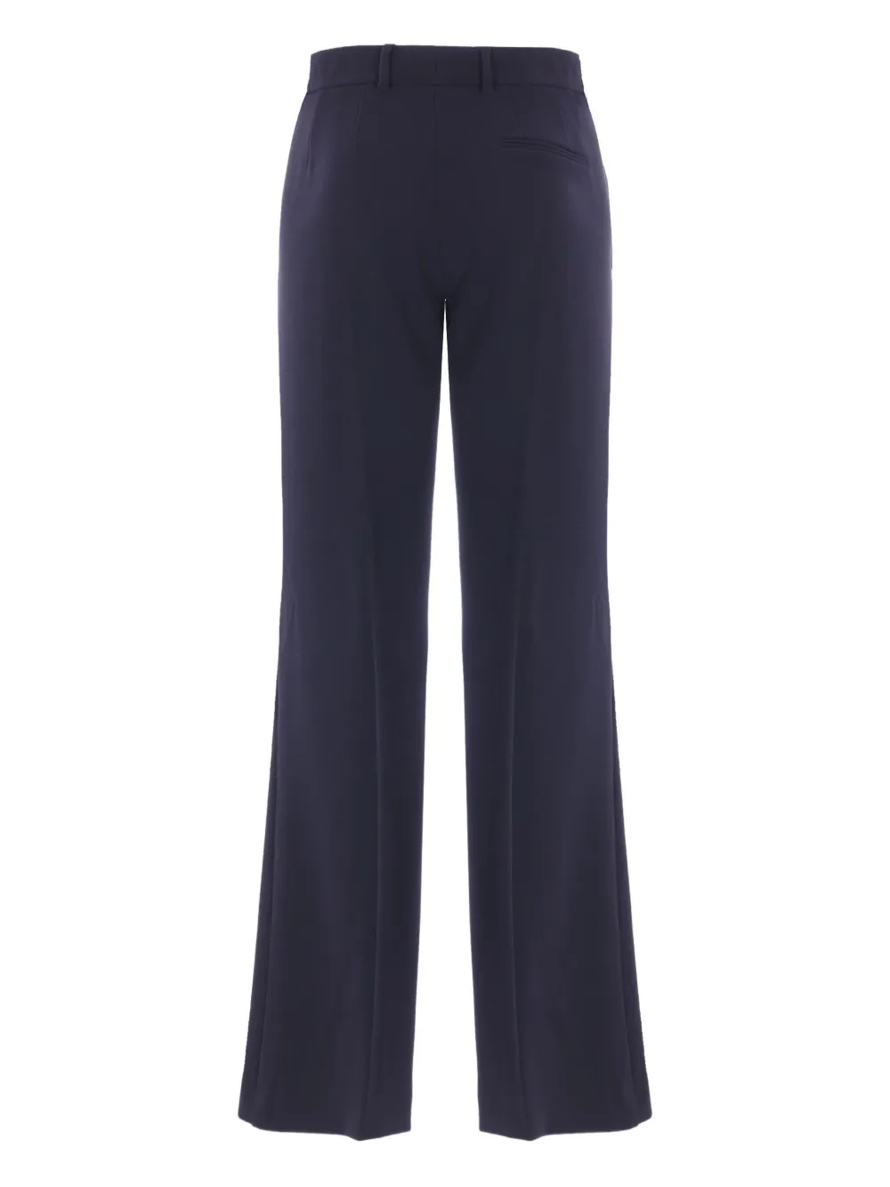 Alberto Biani Central-crease Flared Trousers In Blue