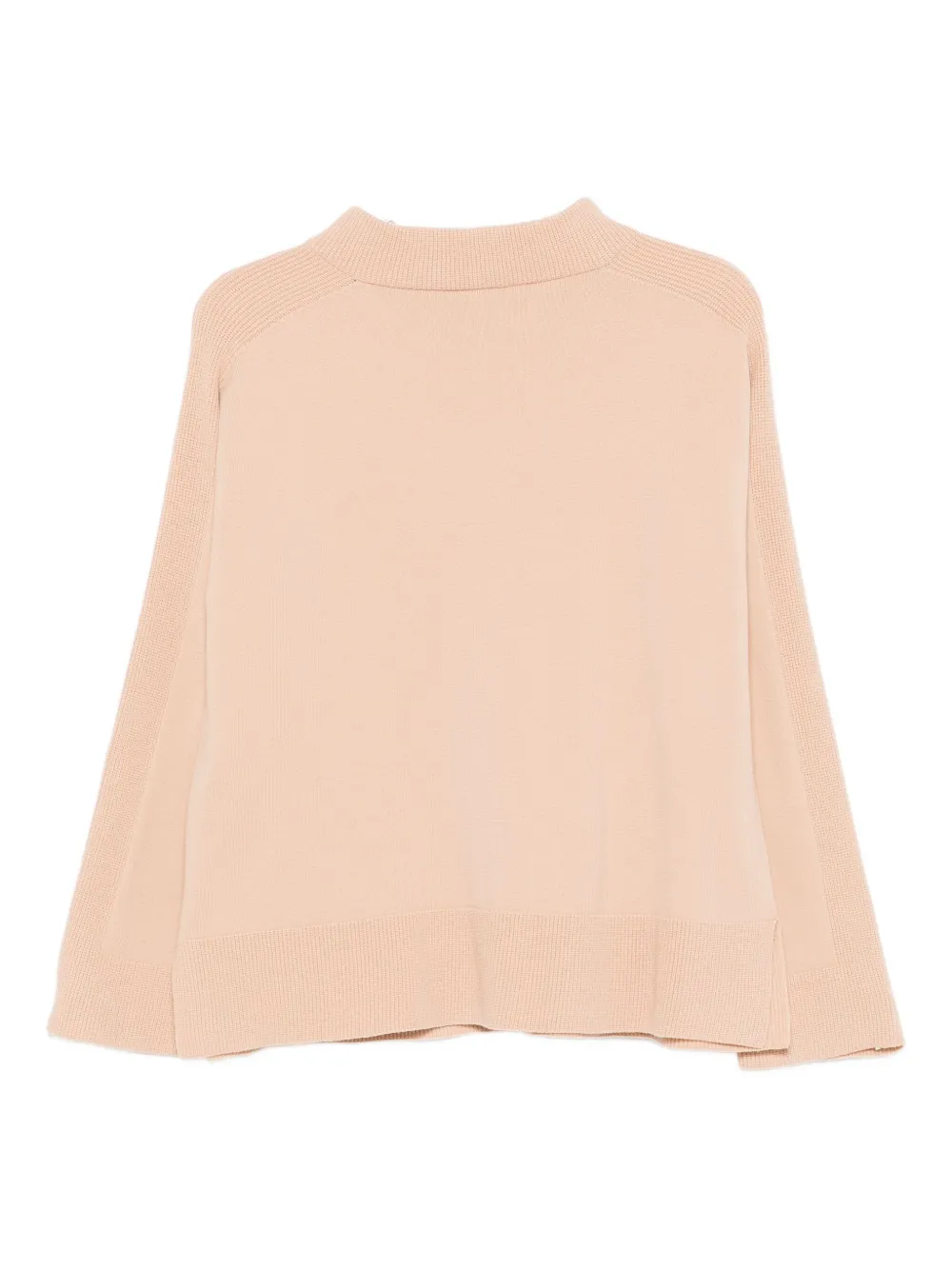 D Exterior Crew-neck Sweater In Pink