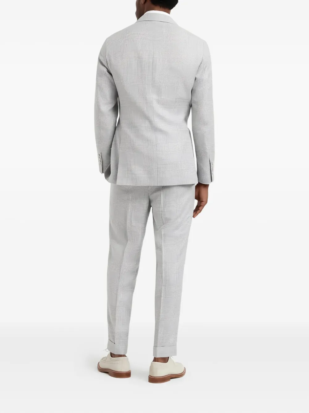 Brunello Cucinelli double-breasted checked suit | Double  Breasted Suits | Image 2
