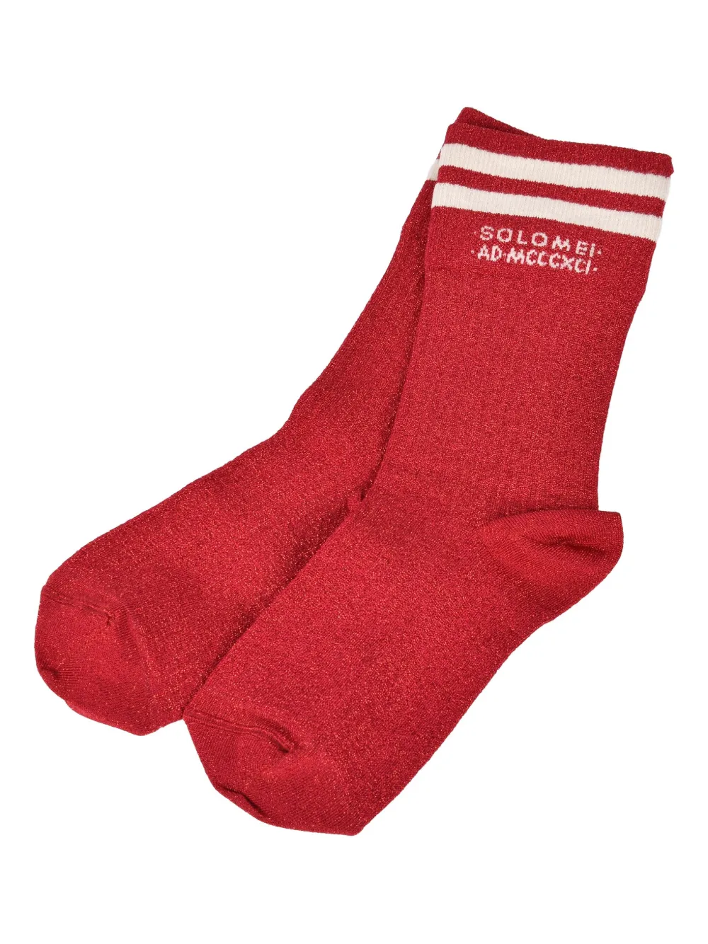 Brunello Cucinelli Sokken met glitters Rood