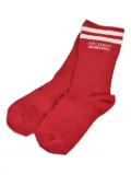 Brunello Cucinelli glitter socks - Red