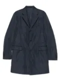 Prada Pre-Owned 1990s button-fastening coat - Blue