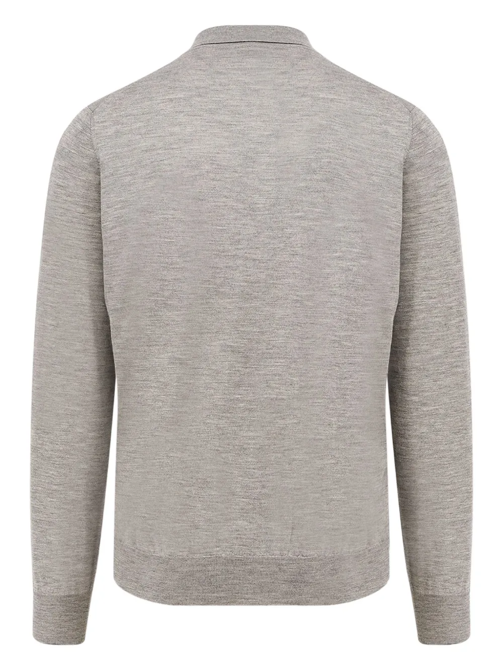Brunello Cucinelli long-sleeve button polo shirt - Grijs