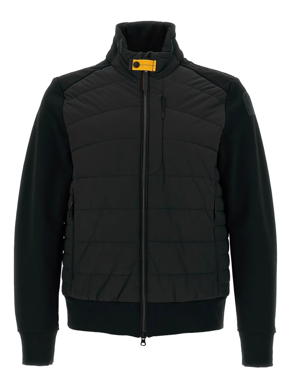 Parajumpers Mick quilted high-neck jacket Zwart