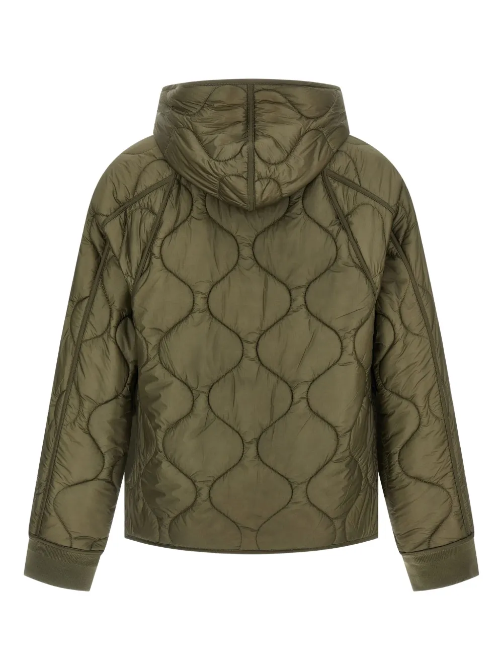 C.P. Company padded adjustable-hood jacket Groen
