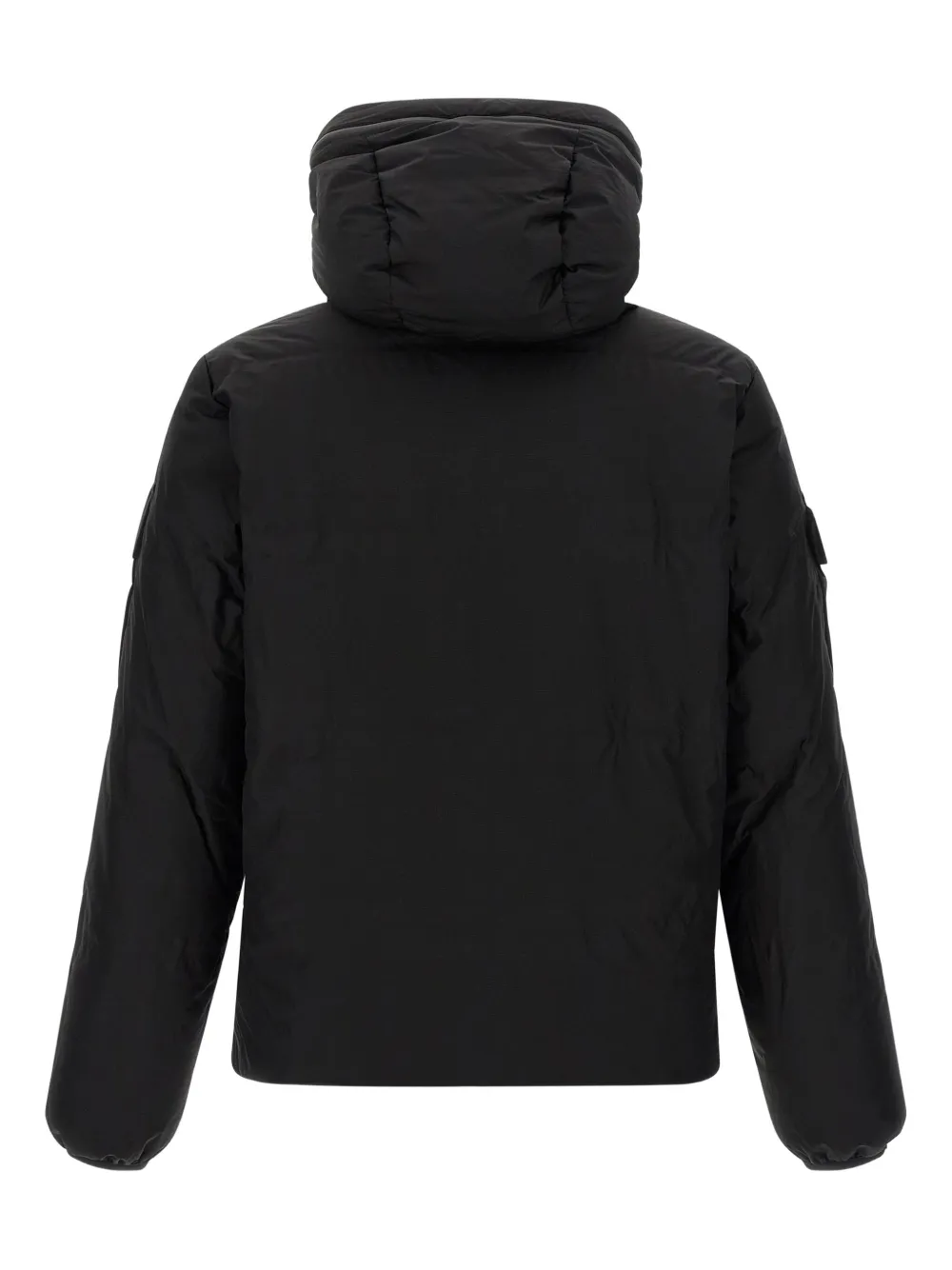 C.P. Company ripstop hooded down jacket - Zwart