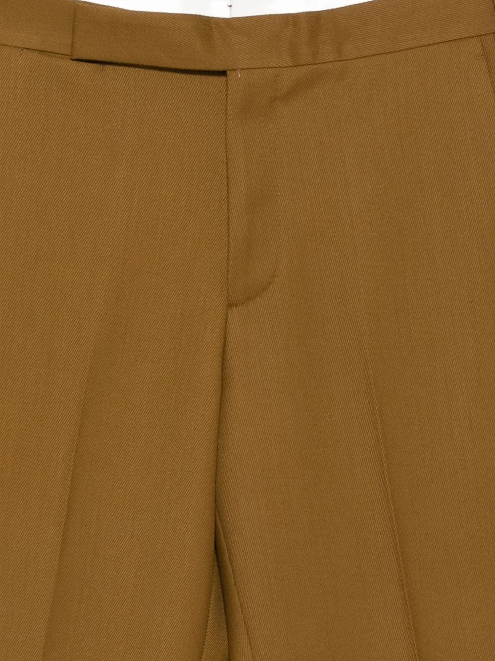 Lardini Wollen broek met gerafeld effect Bruin