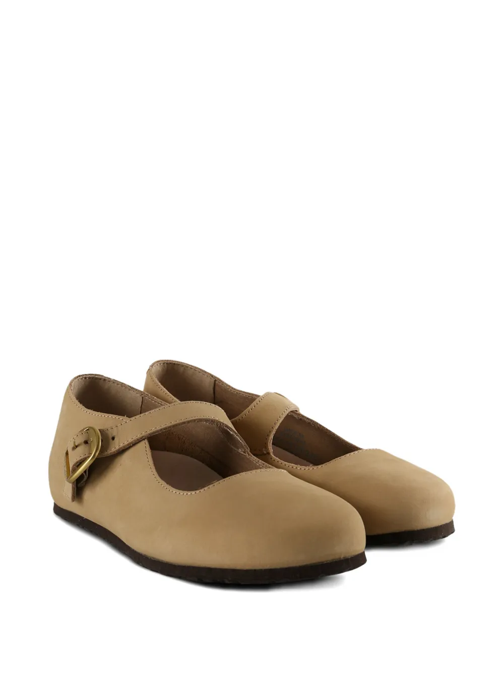 Birkenstock Tracy buckle-strap ballet flats - Beige