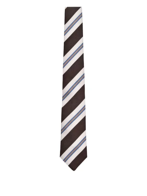 Brunello Cucinelli striped silk tie