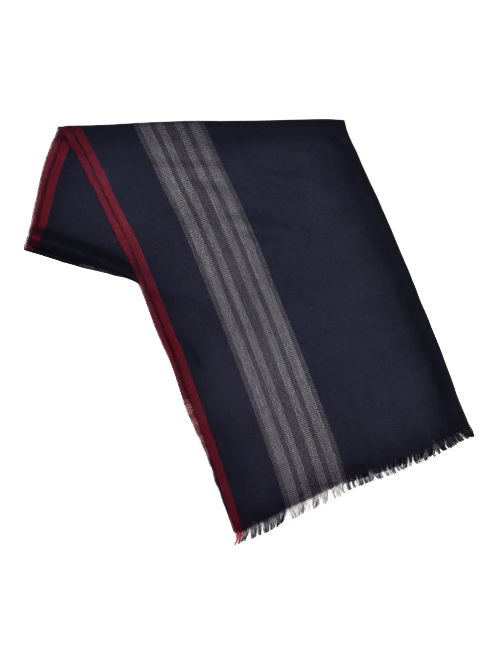 Brunello Cucinelli Gestreepte sjaal Blauw