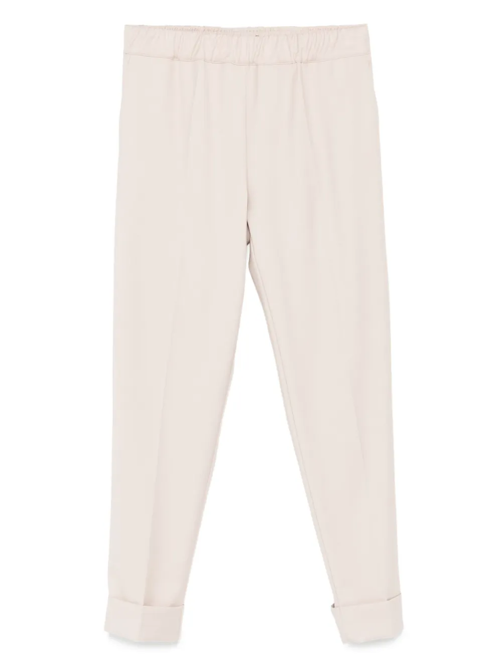 D.Exterior Trainingsbroek met elastische tailleband Beige