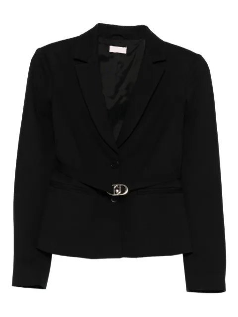 LIU JO belted single-breasted jacket