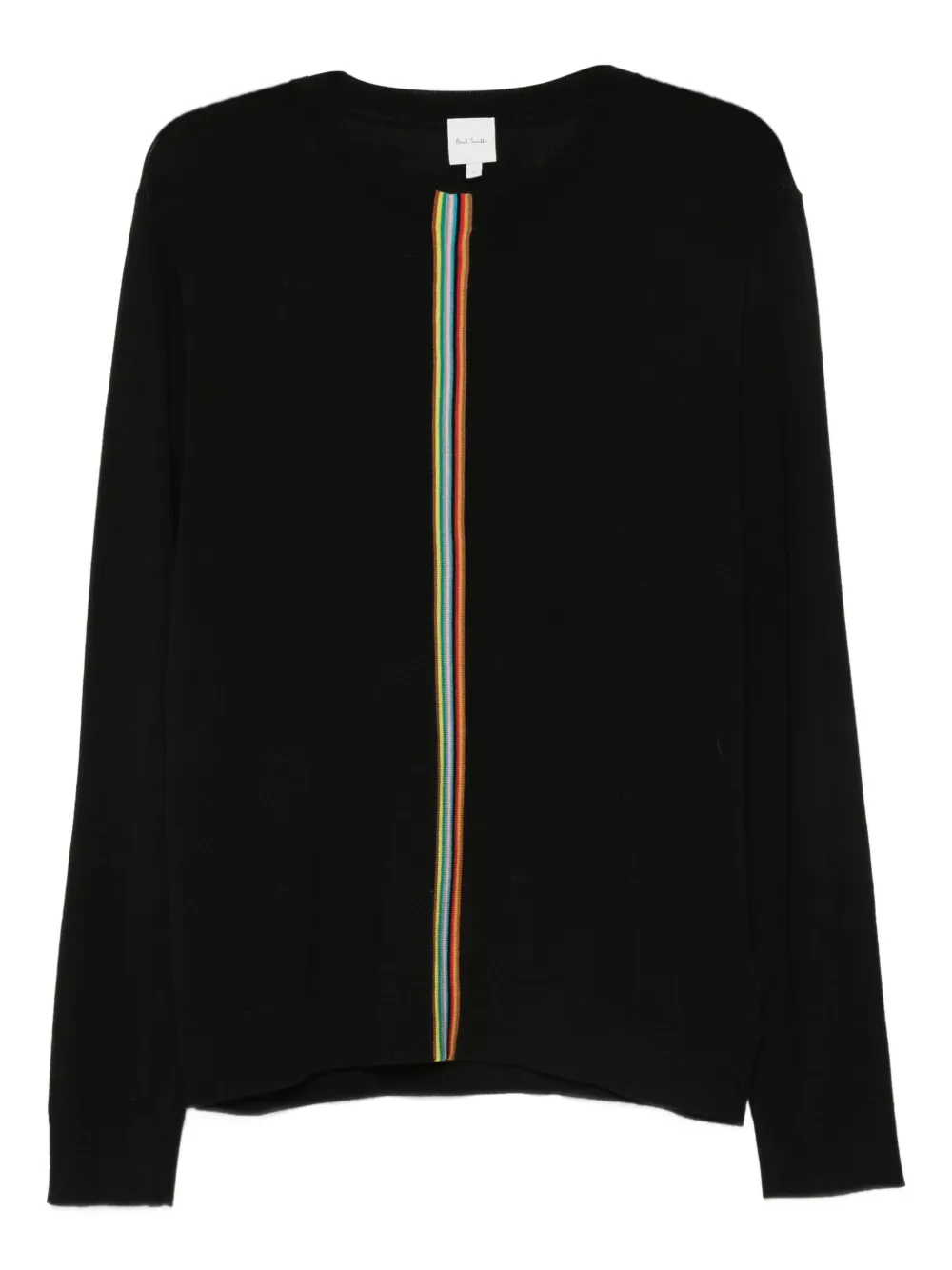 Paul Smith rainbow-striped wool sweater - ブラック Paul Smith rainbow-striped wool sweater - ブラック