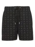 MCM monogram print shorts - Black