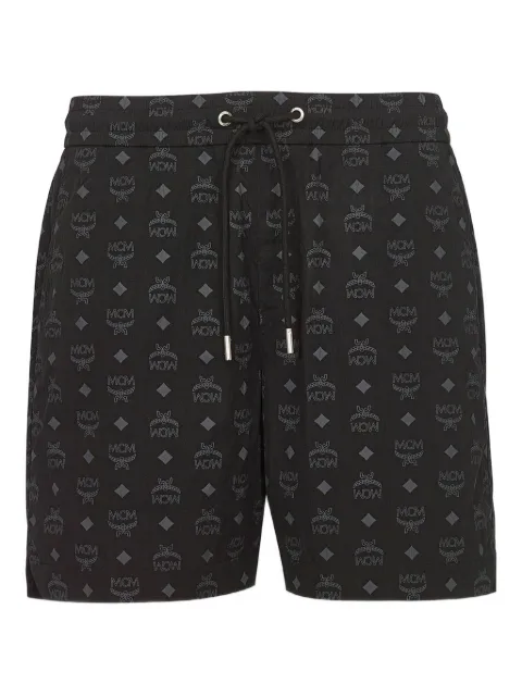 MCM monogram print shorts