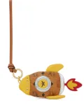 MCM rocket-pouch charm - Brown
