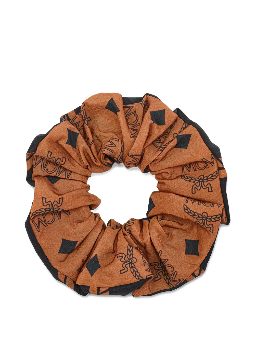 MCM Omkeerbare scrunchie met monogram Bruin