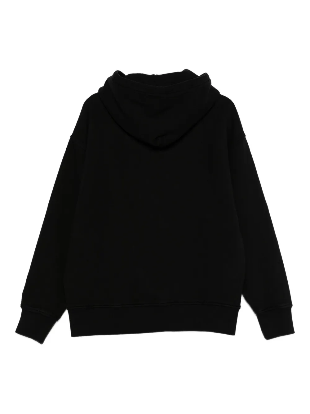 MSGM logo-print hoodie Zwart
