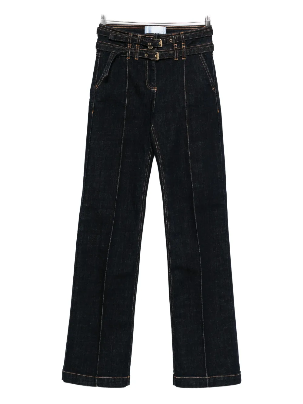 Blugirl double-belt jeans Blauw