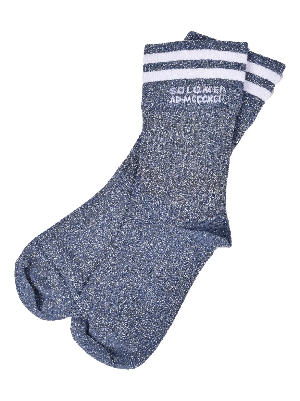 Brunello Cucinelli Sokken met glitters Blauw