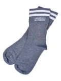 Brunello Cucinelli glitter socks - Blue