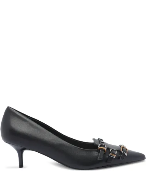 PINKO 50mm buckle-detail pointed-toe pumps
