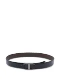 Tod's reversible T buckle belt - Black