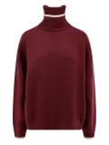 Brunello Cucinelli turtleneck cashmere sweater - Red