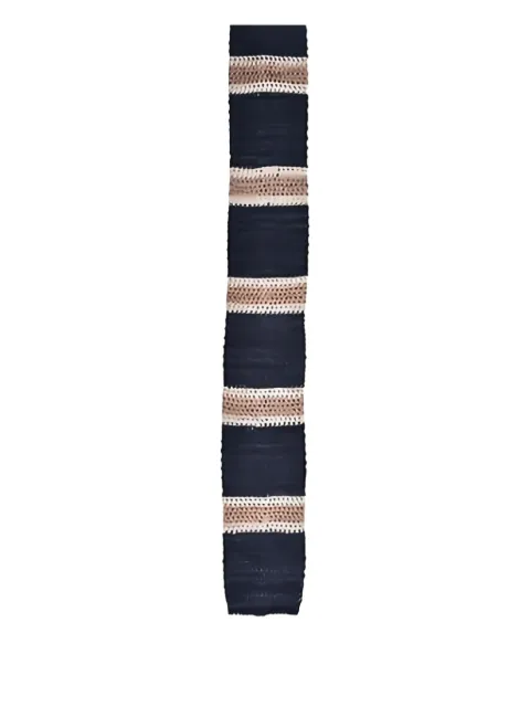 Brunello Cucinelli striped knitted tie
