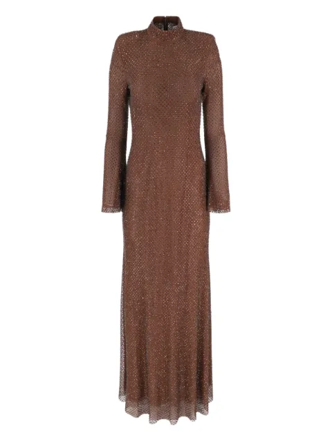 Self-Portrait rhinestone-embellished gown