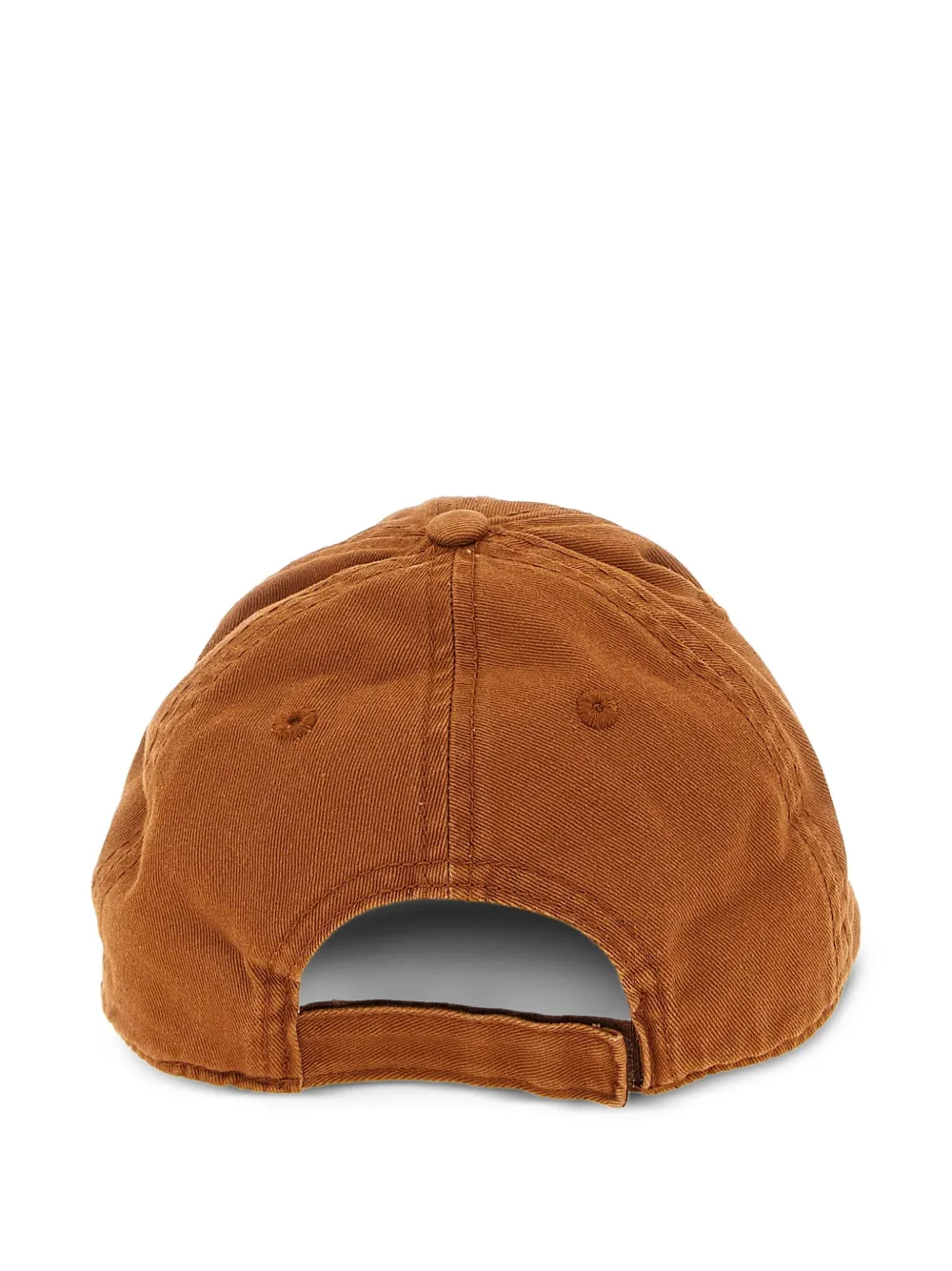 The Attico Hoed met geborduurd logo en franje - Bruin