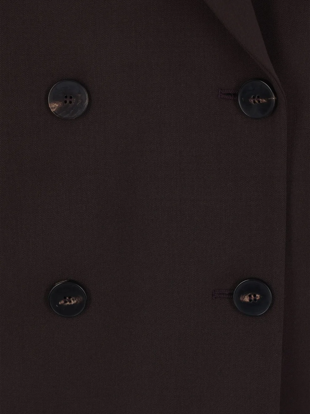 Alberto Biani Double-breasted Blazer In Brown