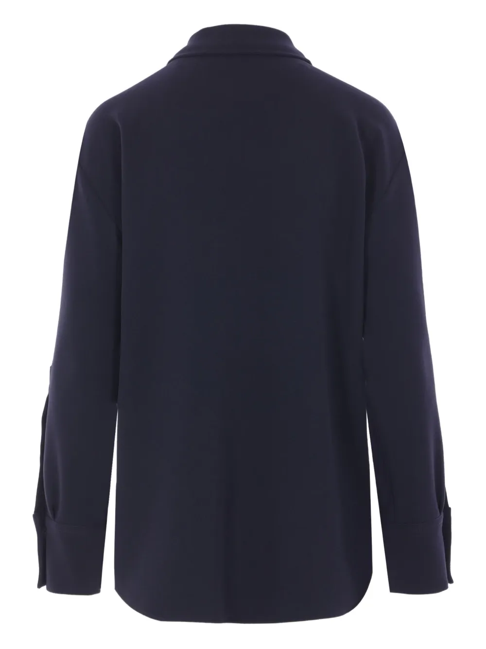 Alberto Biani Bow-detail Blouse In Blue