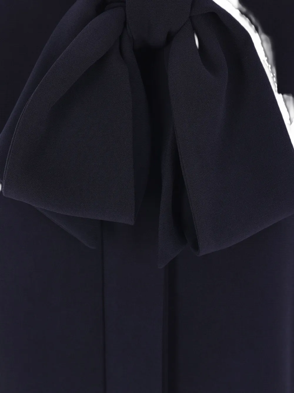 Alberto Biani Bow-detail Blouse In Blue