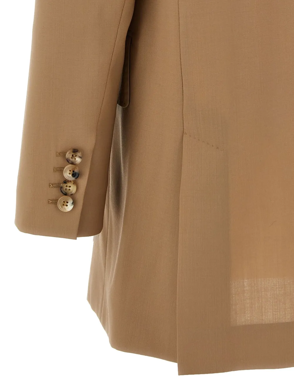 Max Mara double-breasted blazer Beige