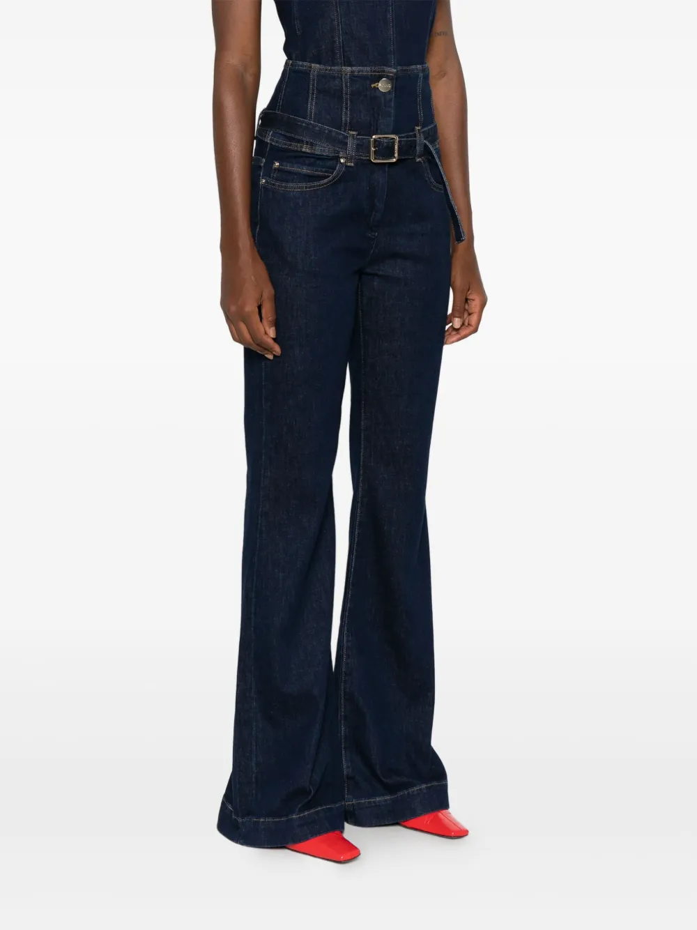 PINKO High waist jeans Blauw