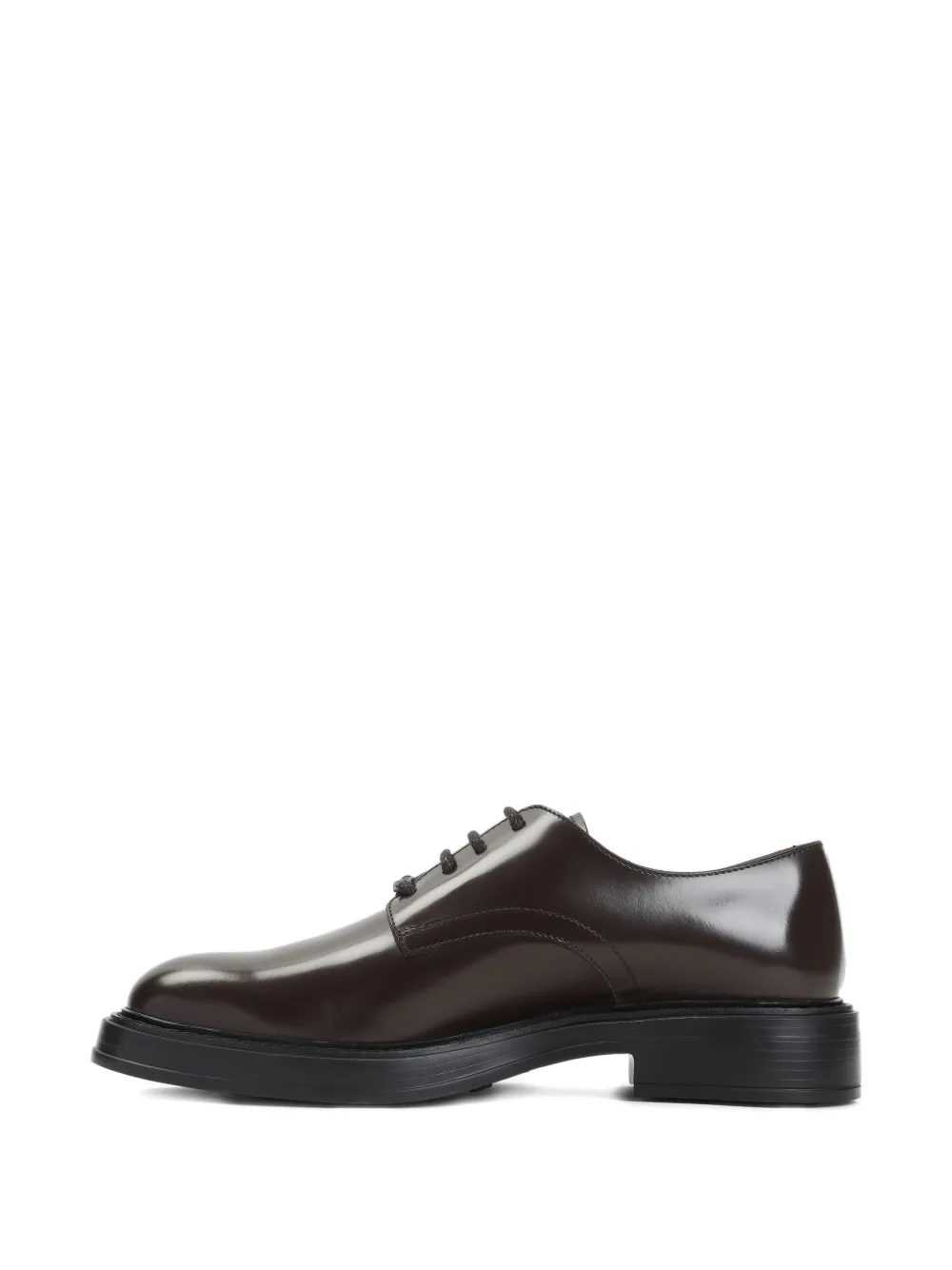 Tod's lace-up leather derby shoes Black