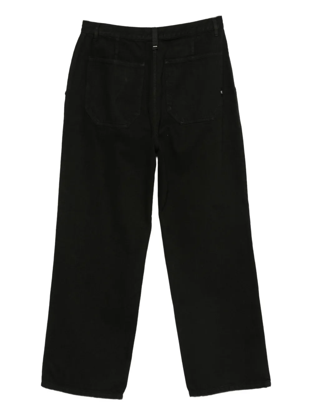 AMISH pleated pocket jeans - Zwart