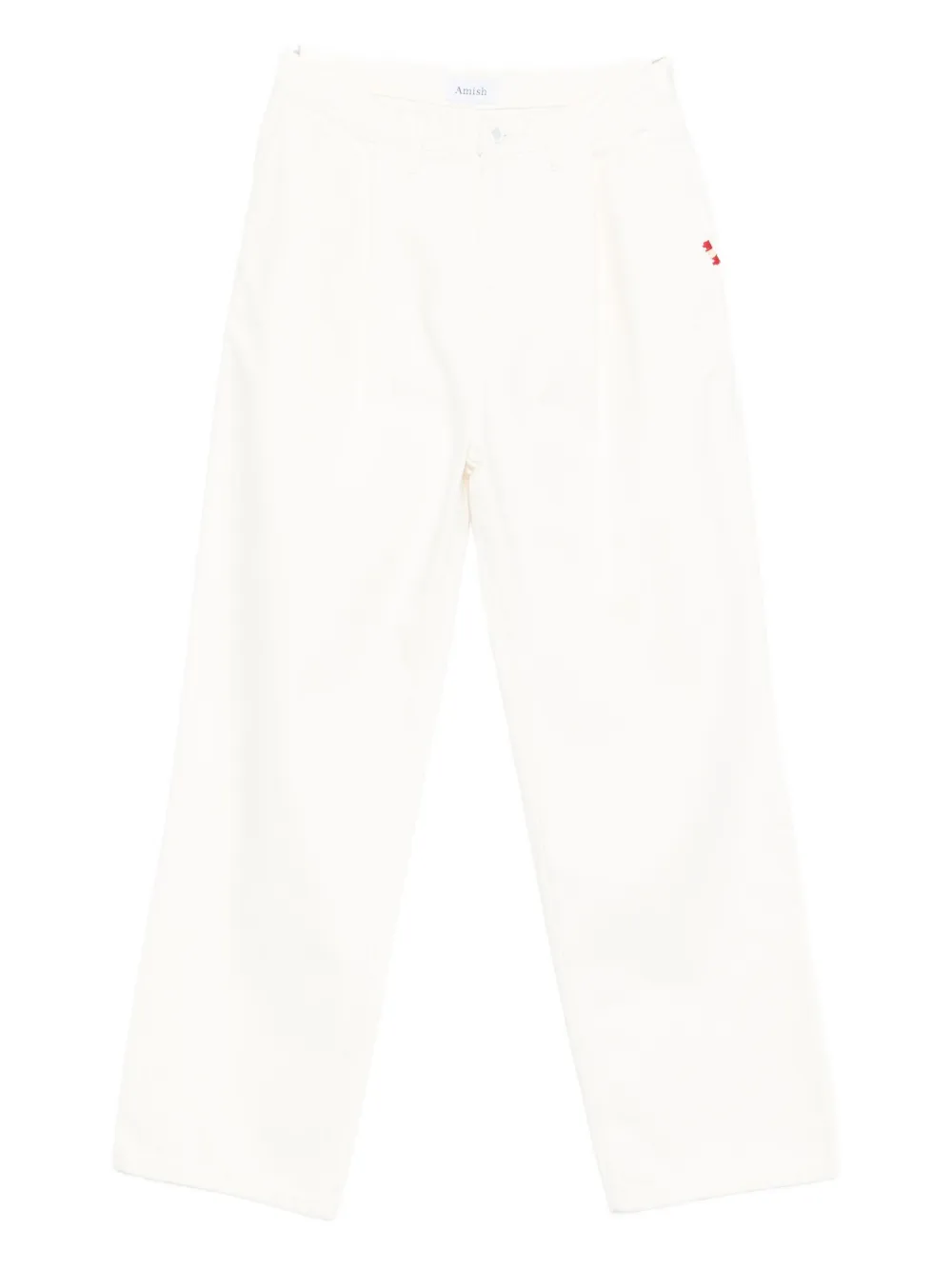 AMISH pleated-front jeans | Neutrals | Image 1