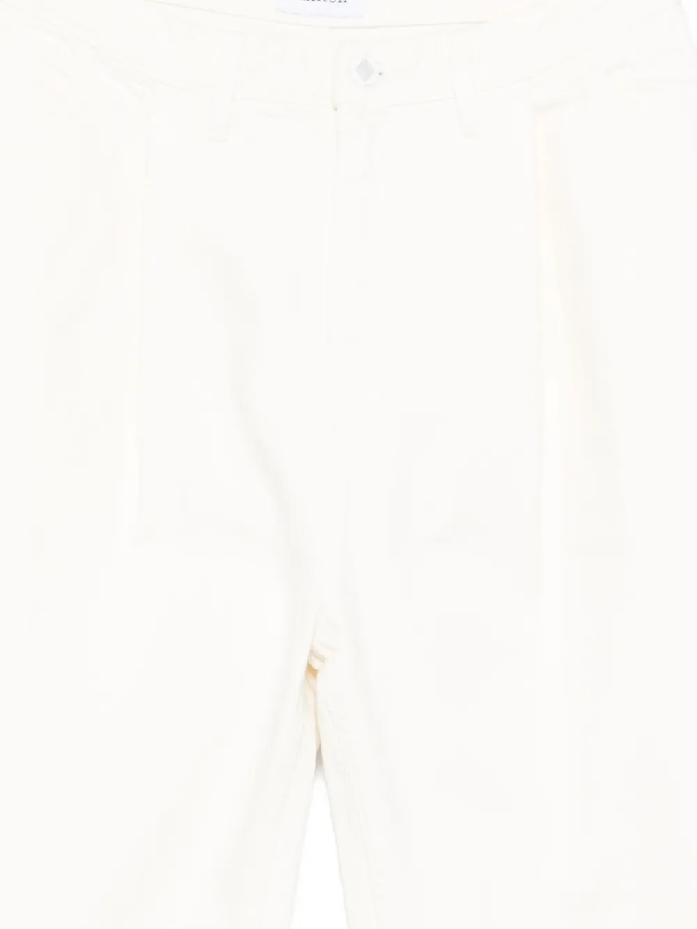 Amish Pleated-front Jeans In Neutral