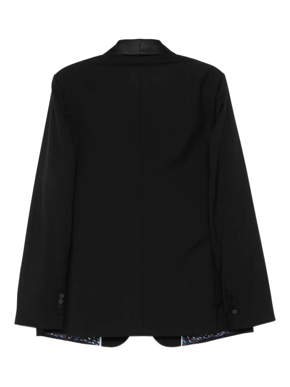 Paul Smith Colbert van wol-mohairblend met sjaalrevers Zwart