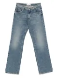 Blumarine frayed-hem jeans - Blue