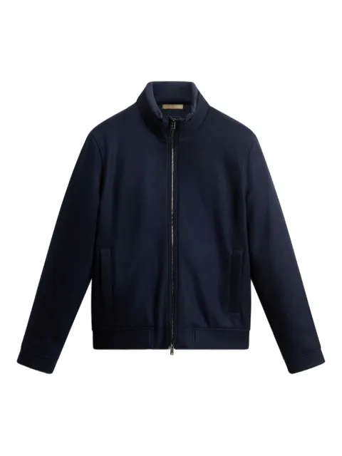 Woolrich knitted wool bomber jacket