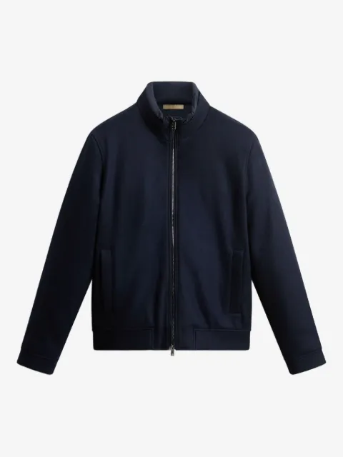 Woolrich knitted wool bomber jacket