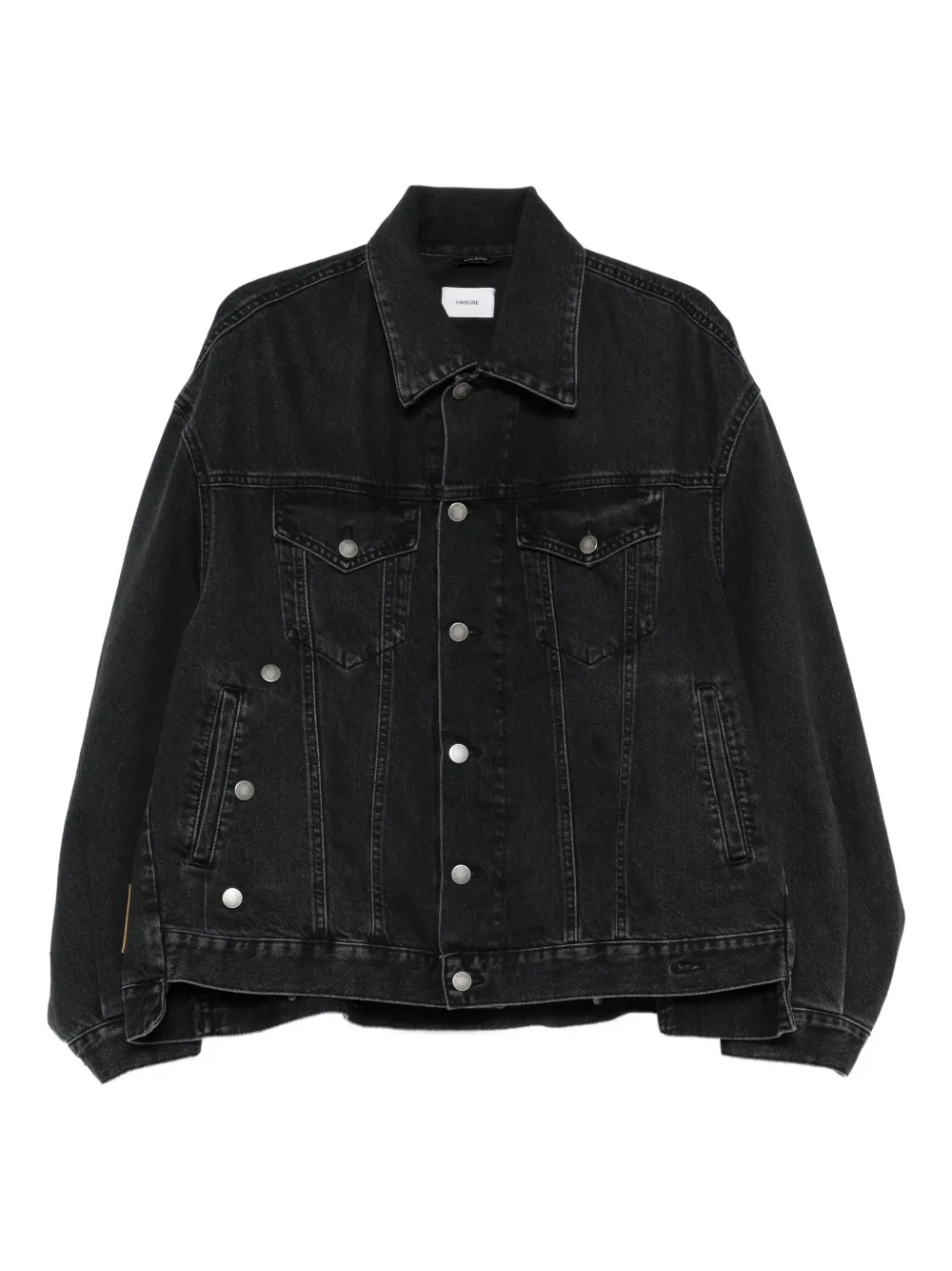 Haikure Denim jack Zwart